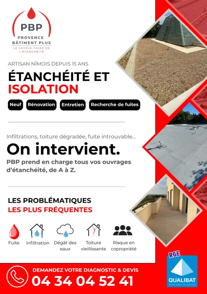 Flyer PBP Étanchéité, recto