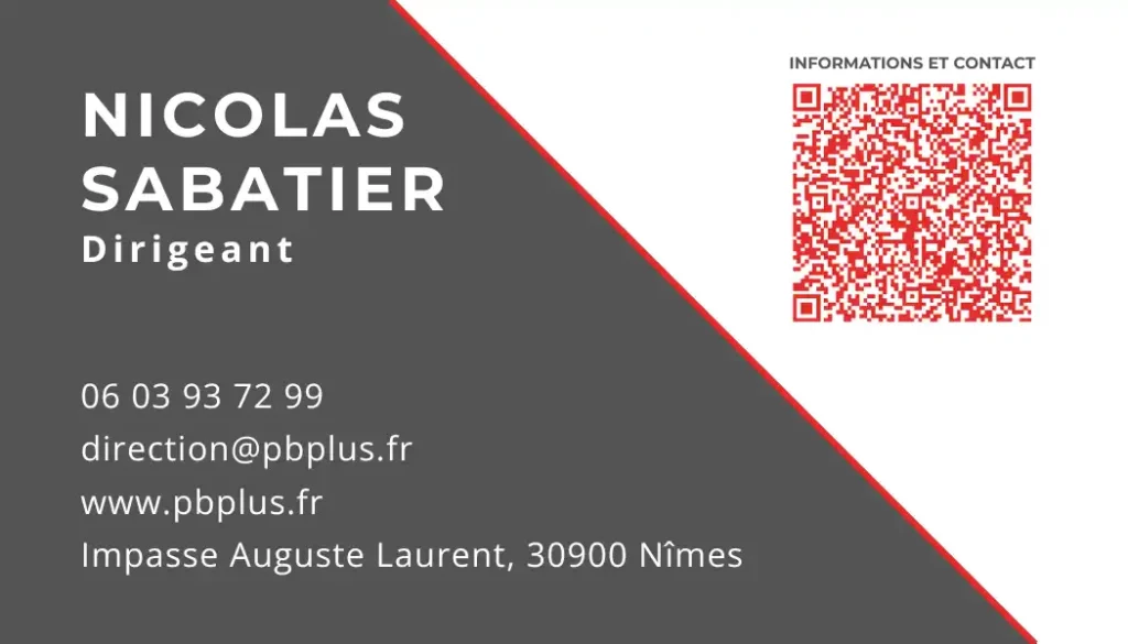 Carte de visite PBP Étanchéité